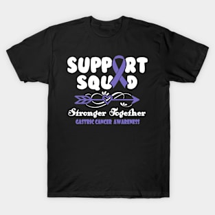 Gastric Cancer Awareness Support Squad Stronger Together - In This Family We Fight Together T-Shirt